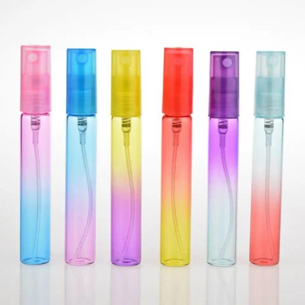 Paquete De Botellas De Cristal 8ml Mix Color 6 Piezas
