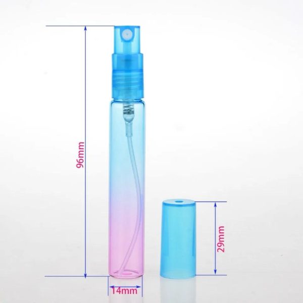 Paquete De Botellas De Cristal 8ml Mix Color 6 Piezas