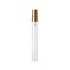 Botella De Cristal 10ml Con Tapa Metalica Dorado