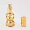 Perfumero Oso 8ml Tapa Metálica Dorado