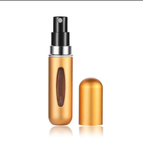 Perfumero 5ml Autorecargable Dorado Mate