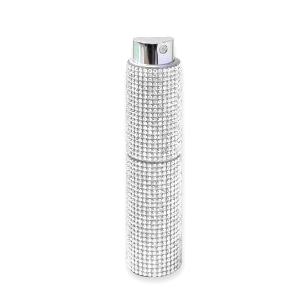 Perfumero Lujo 10ml Diamantes Plata