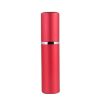 Perfumero Metálico 5ml Rosca Rojo