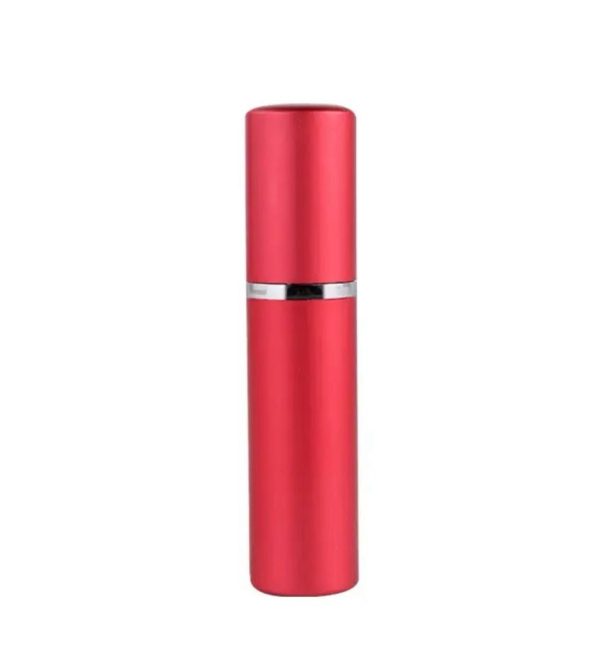 Perfumero Metálico 5ml Rosca Rojo