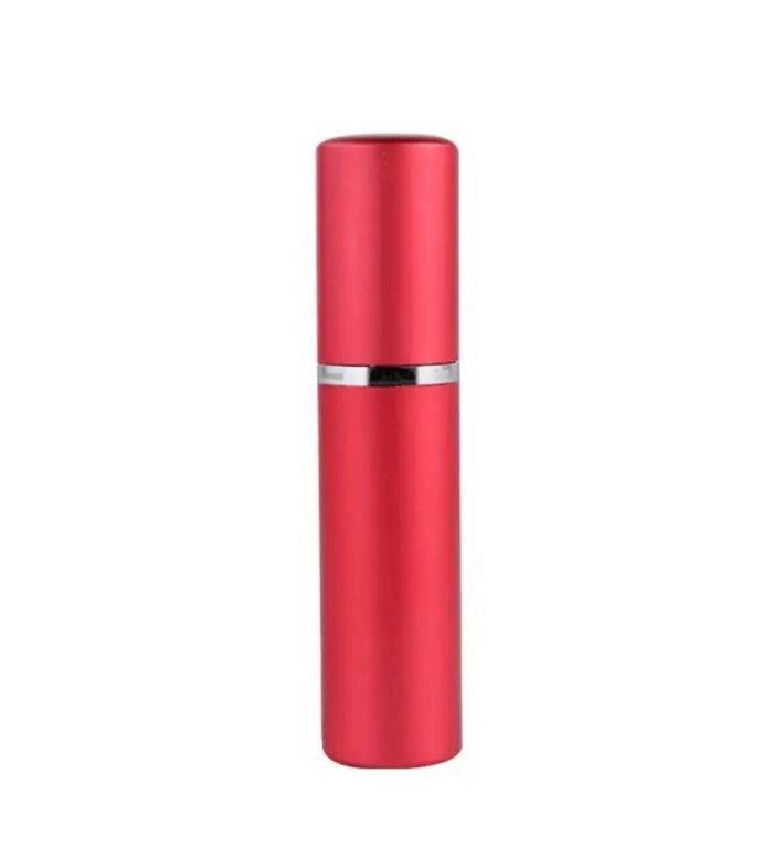 Perfumero Metálico 5ml Rosca Rojo