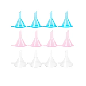 Paquete 12 Mini Embudos Plastico