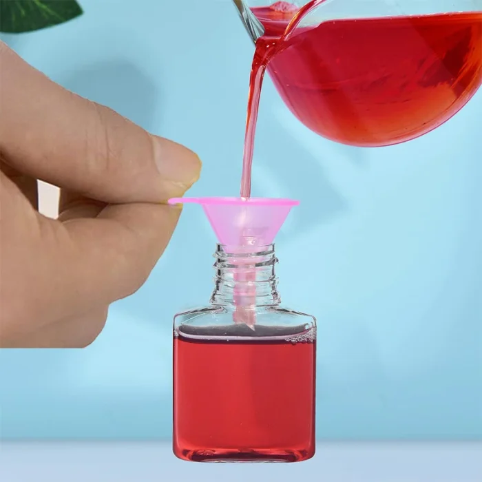 Mini Embudos Plastico Transparente
