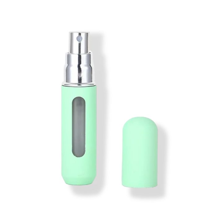 Perfumero 5ml Autorecargable Verde Pastel Mate