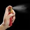 Perfumero Cuadrado 12ml Metalico Rosa