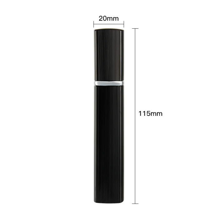Perfumero Cuadrado 12ml Metalico Rosa