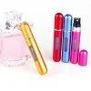 Perfumero 8ml Autorecargable Rosa Metalico