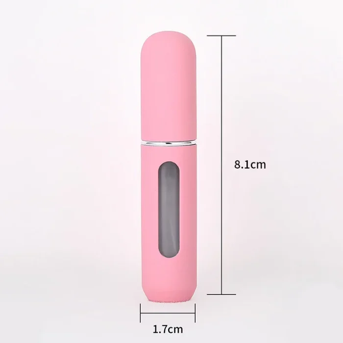 Perfumero 5ml Autorecargable Verde Pastel Mate