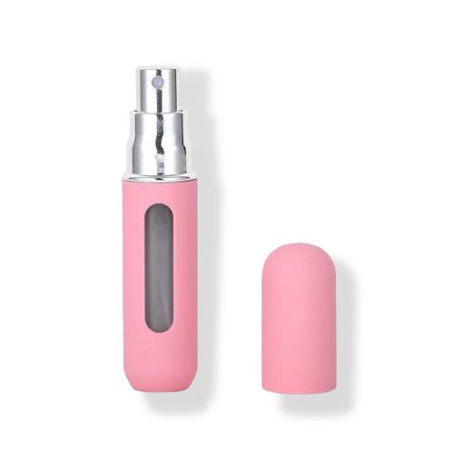 Perfumero 5ml Autorecargable Rosa Pastel Mate
