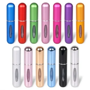 Paquete 50 Perfumeros 5ml Mix Color Autorecargable