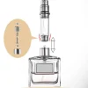 Perfumero 5ml Autorecargable De Seguridad Azul De Cuero Tipo Piel
