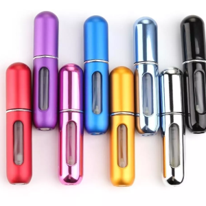 Paquete 5 Perfumeros 5ml Mix Color Autorecargable
