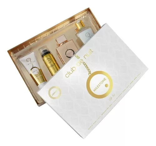 Armaf Set Club De Nuit Milestone 105ml + Desodorante + Shampoo + Shower Gel
