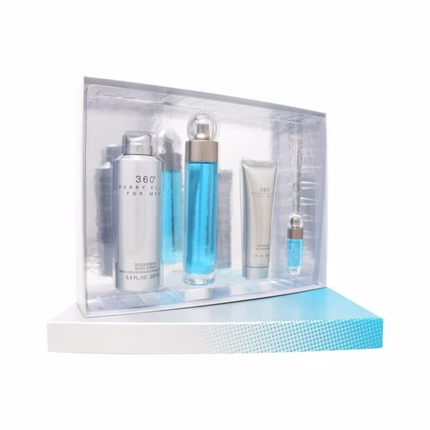 Perry Ellis Set 360° Blue 4 piezas