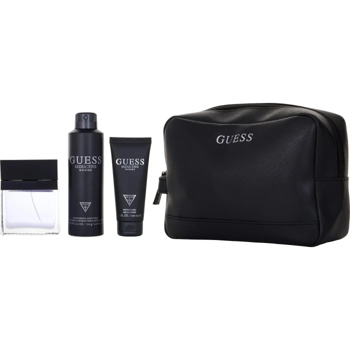 Guess Set Seductive Homme 100ml + Desodorante + Shower Gel + Cosmetiquera