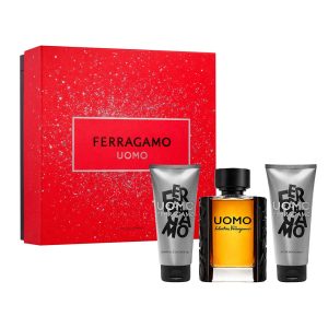 HUOMSET3__14094 Salvatore Ferragamo Set Uomo 100ml + Shampoo + After Shave