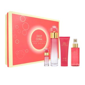 Perry Ellis Set 360° Coral 4 piezas