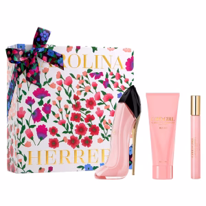 1195121075 Carolina Herrera Set Good Girl 80ml + 10ml + Crema Caja Flores