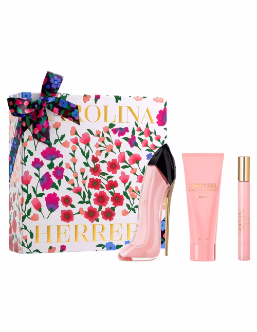 Carolina Herrera Set Good Girl 80ml + 10ml + Crema Caja Flores