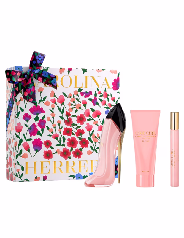 Carolina Herrera Set Good Girl 80ml + 10ml + Crema Caja Flores