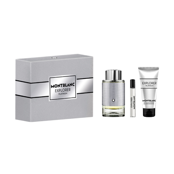 Montblanc Set Explorer Platinum 100ml + 7.5ml + Gel de Ducha