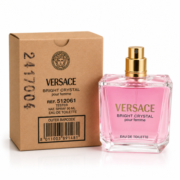 Tester Sin Tapa Versace Bright Crystal EDT 90ml