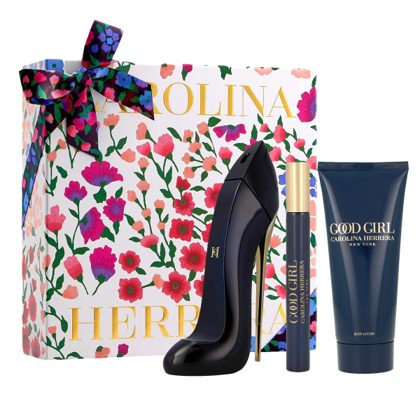 Carolina Herrera Good Girl 80ml + 10ml + Crema Caja Flores