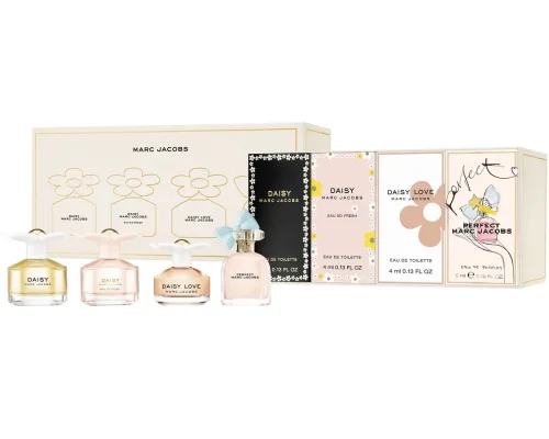 Marc Jacobs Set Minis Perfect 5ml + Daisy Love 4ml + Daisy Eau So Fresh 4ml + Daisy Eau de Toleitte 4ml