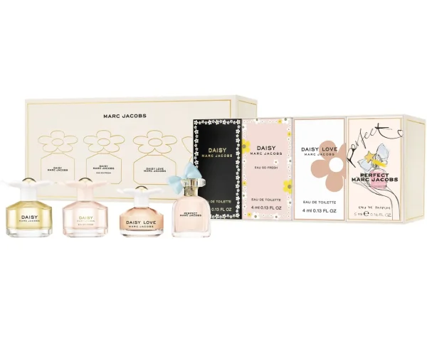 Marc Jacobs Set Minis Perfect 5ml + Daisy Love 4ml + Daisy Eau So Fresh 4ml + Daisy Eau de Toleitte 4ml