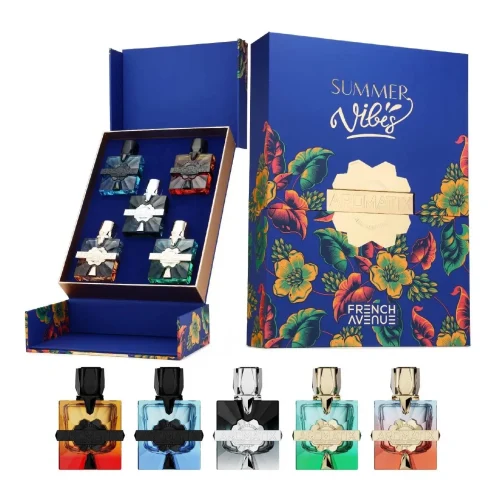French Avenue Set Magnetic 30ml + Frostbite 30ml + Teas Me 30ml + Forbideen Fruit 30ml + Sun Kissed 30ml