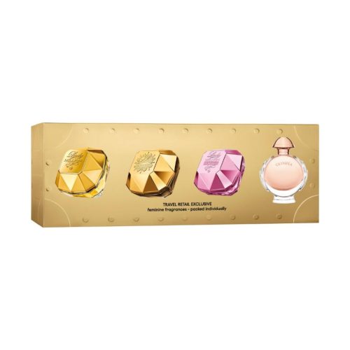 xr:d:DAFpM5onpu4:3,j:2031520577863819172,t:23072019 Paco Rabanne Set Minis Lady Million 5ml + Lady Million Fabulous 5ml + Lady Million Empire 5ml + Olympea 5ml